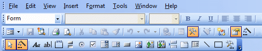 Microsoft Assess 2013 toolbars