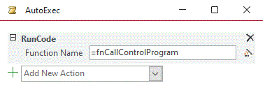 Access AutoExec macro