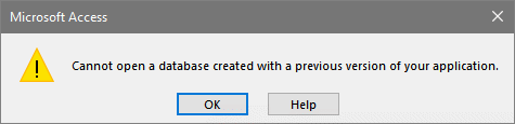 Cannot open Access database error