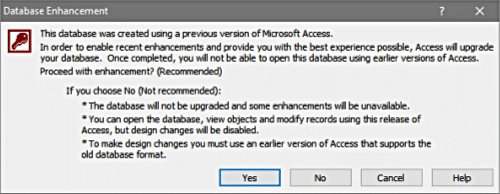 Convert Access 97 database