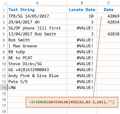 ISERROR function in Excel formula