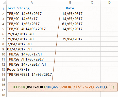 Date format issues in Excel spreadsheet