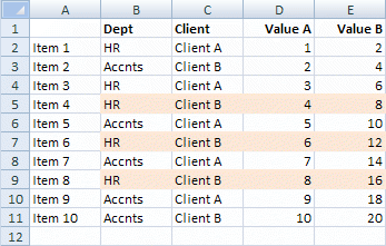 Criteria of Excel SUMPRODUCT formula